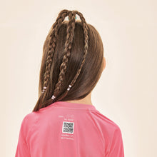 Laad de afbeelding in de Gallery-viewer, Image 04: Uv Line Rash Guard Acqua Qr Code Chiclete Fluor Upf50+
