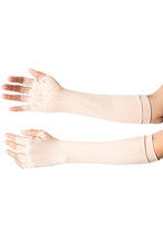 Laad de afbeelding in de Gallery-viewer, Model Front: Uv Line Glove Long Gloves Uni Beige Upf50+
