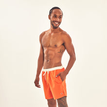 Laad de afbeelding in de Gallery-viewer, Image 03: Uv Line Short For Men / Bermuda Shorts Boxer Orange Upf50+
