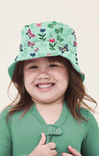 Laad de afbeelding in de Gallery-viewer, Product Front: Uv Line Bucket Hat Napoli Baby Borboletinha Upf50+
