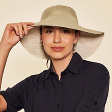 Laad de afbeelding in de Gallery-viewer, Image 05: Uv Line Floppy Hat San Diego Areia Kaki Upf50+
