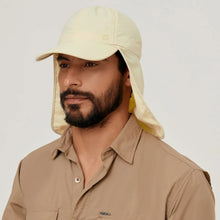 Laad de afbeelding in de Gallery-viewer, Image 02: Uv Line Flap Hat Neck Cap Africa 2021 Masc Sand Upf50+
