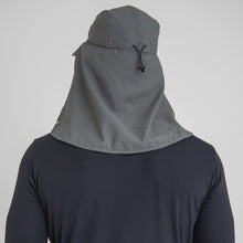 Laad de afbeelding in de Gallery-viewer, Model Back: Uv Line Flap Hat Cap Leg Atacama 2021 Masc Grey Upf50+
