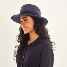 Laad de afbeelding in de Gallery-viewer, Image 02: Uv Line Panama Hat Hat Shanghai Imp Uni Navy Blue Upf50+
