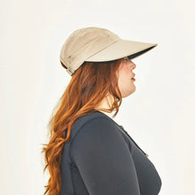 Laad de afbeelding in de Gallery-viewer, Image 04: Uv Line Caps Visor Capri Colors Nac Fem Sand Black Upf50+
