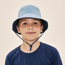 Laad de afbeelding in de Gallery-viewer, Image 04: Uv Line Bucket Hat Basic Kids Maringo Azul Ceu Upf50+
