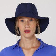 Laad de afbeelding in de Gallery-viewer, Gallery: Uv Line Floppy Hat San Remo Fpu50+ Hat Navy Blue Uv
