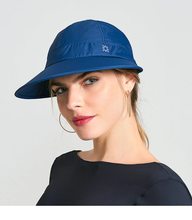Laad de afbeelding in de Gallery-viewer, Image 04: Uv Line Caps Visor Nice Fem Navy Blue Upf50+
