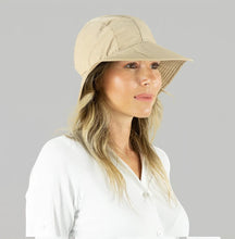 Laad de afbeelding in de Gallery-viewer, Image 04: Uv Line Floppy Hat San Remo Areia Offwhite Upf50+
