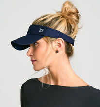 Laad de afbeelding in de Gallery-viewer, Image 07: Uv Line Visor Visor Athletic Dry Fem Navy Blue Upf50+

