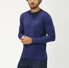 Laad de afbeelding in de Gallery-viewer, Image 02: Uv Line Rash Guard Longsleeve Uvpro Marinho
