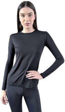 Laad de afbeelding in de Gallery-viewer, Product Front: Uv Line Rash Guard Longsleeve Fem Skin Infratherm Preto Upf50+
