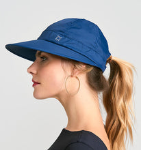 Laad de afbeelding in de Gallery-viewer, Image 02: Uv Line Caps Visor Nice Fem Navy Blue Upf50+
