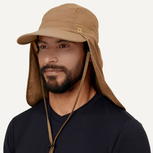 Laad de afbeelding in de Gallery-viewer, Image 02: Uv Line Flap Hat Cap Leg Atacama 2021 Masc Kaki Upf50+

