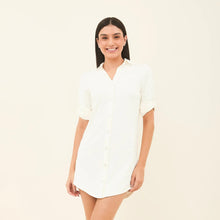 Laad de afbeelding in de Gallery-viewer, Image 04: Uv Line Shirtdress Shirtdress Copenhagen Offwhite Upf50+
