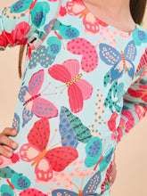 Laad de afbeelding in de Gallery-viewer, Image 04: Uv Line Girl's One-Piece Swimsuit Girl Borboletinha Upf50+
