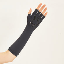 Laad de afbeelding in de Gallery-viewer, Lange Handschoenen FPU50+ Zwart Uv
