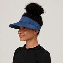 Laad de afbeelding in de Gallery-viewer, Image 02: Uv Line Visor Visor Leblon Navy Blue Upf50+
