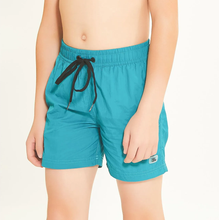 Laad de afbeelding in de Gallery-viewer, Image 03: Uv Line Boy's Swimwear Short Aqua Lucca Petroleo Upf50+
