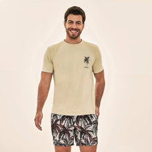 Laad de afbeelding in de Gallery-viewer, Model Front: Uv Line T-Shirt For Men T-Shirt Uvline Coqueiro Upf50+
