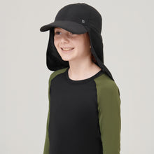 Laad de afbeelding in de Gallery-viewer, Image 02: Uv Line Caps Cap Legionario Teens Inf Black Upf50+
