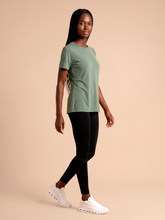 Laad de afbeelding in de Gallery-viewer, Image 03: Uv Line Rash Guard T-Shirt Fem New Fit Mix Green Upf50+
