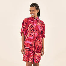 Laad de afbeelding in de Gallery-viewer, Image 04: Uv Line Shirtdress Shirtdress Copacabana Upf50+

