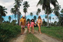 Laad de afbeelding in de Gallery-viewer, Image 05: Uv Line Girl's Two-Piece Bikini Girl Solar Rose
