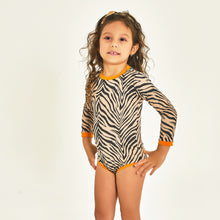 Laad de afbeelding in de Gallery-viewer, Image 02: Uv Line Baby Swimwear Swimsuit Baby Zebra Upf50+
