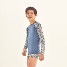 Laad de afbeelding in de Gallery-viewer, Image 02: Uv Line Rash Guard Rash Guard Kids Costela Aco Off White Upf50+
