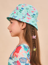 Laad de afbeelding in de Gallery-viewer, Image 04: Uv Line Bucket Hat Napoli Baby Borboletinha Upf50+
