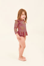 Laad de afbeelding in de Gallery-viewer, Image 02: Uv Line Baby Swimwear Baby Shine Malva Up50+
