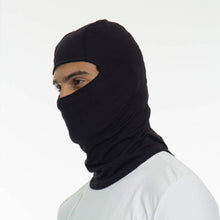 Laad de afbeelding in de Gallery-viewer, Gallery: Uv Line Flap Hat Black Balaclava Upf50+
