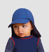 Laad de afbeelding in de Gallery-viewer, Image 02: Uv Line Flap Hat Cap Leg Basic Kids Imp Inf Marinho
