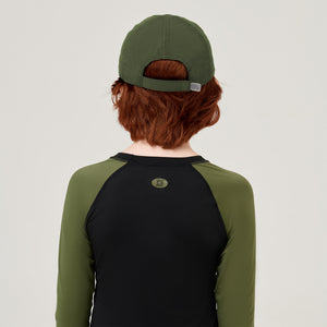 Model Back: Uv Line Caps Cap Teen Colors Verde Militar Upf50+