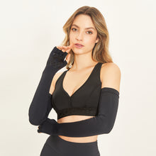 Laad de afbeelding in de Gallery-viewer, Image 04: Uv Line Glove Extra Long Glove Preto Upf50+
