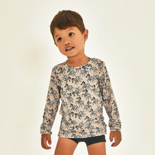 Laad de afbeelding in de Gallery-viewer, Image 02: Uv Line Rash Guard Longsleeve Baby Zebra Upf50+
