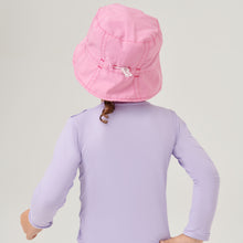 Laad de afbeelding in de Gallery-viewer, Image 05: Uv Line Bucket Hat Napoli Basic Kids Rosa Chiclete Upf50+
