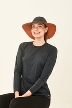 Laad de afbeelding in de Gallery-viewer, Image 05: Uv Line Floppy Hat San Diego Preto Caramelo Upf50+
