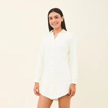 Laad de afbeelding in de Gallery-viewer, Image 02: Uv Line Shirtdress Shirtdress Copenhagen Offwhite Upf50+
