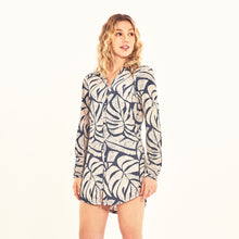 Laad de afbeelding in de Gallery-viewer, Image 02: Uv Line Shirtdress Shirtdress Costela Aco Off White Upf50+
