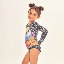 Laad de afbeelding in de Gallery-viewer, Image 02: Uv Line Girl&#39;s One-Piece Swimsuit Girl Tucano Upf50+
