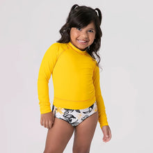 Laad de afbeelding in de Gallery-viewer, Image 02: Uv Line Girl&#39;s Two-Piece Trikini Brasil Upf50+

